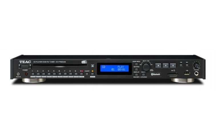 CD плейър TEAC CD-P750DAB тунер FM DAB Bluetooth черен