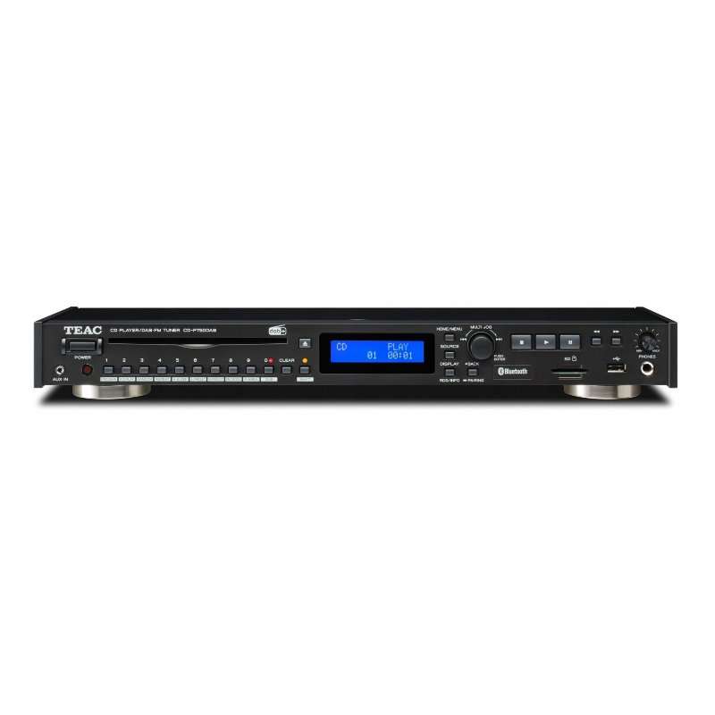 CD плейър TEAC CD-P750DAB тунер FM DAB Bluetooth черен