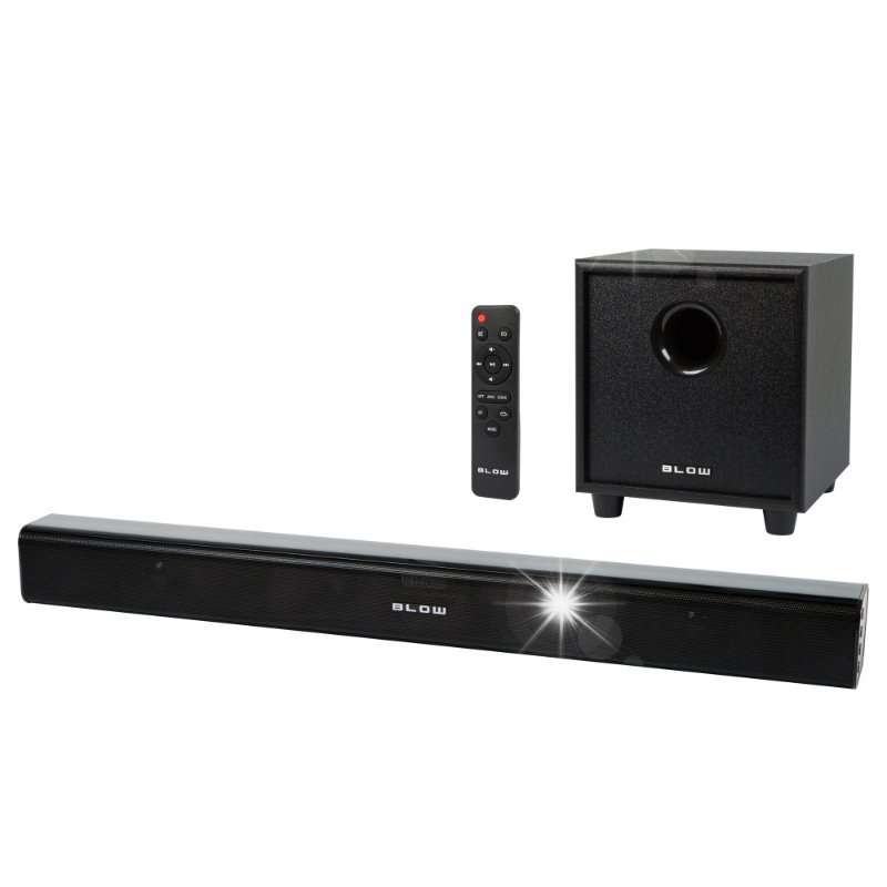 Саундбар BLOW 4.1 със субуфер, Bluetooth 5.3, 120W, 600x60x60mm, комплект