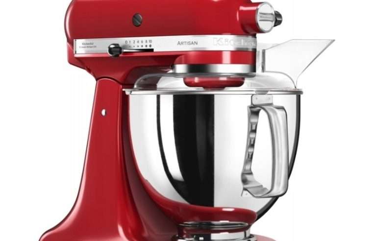 Планетарен миксер KitchenAid Artisan 5KSM175 металик 4,8л 36x22x34см