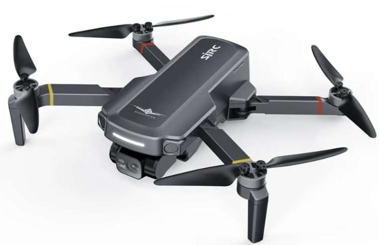 SJRC F5S PRO 4K 5G GPS дрон, лазерен обектив за избягване на препятствия, сгъваеми рамена, 4K HD EIS камера с предаване на живо по телефона, капацитет на батерията: 7.4V 2000 mAh, автономност на полета ~ 30 минути