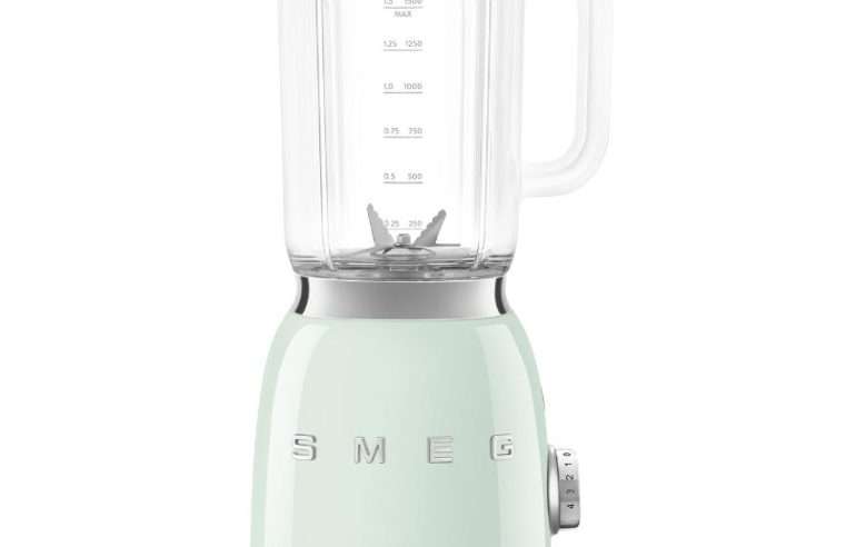 Блендер Smeg BLF03PGEU, 50’s Style, 800 W, 1.5 л кана, 4 скорости на мощност, 6 функции, Пастелно зелена