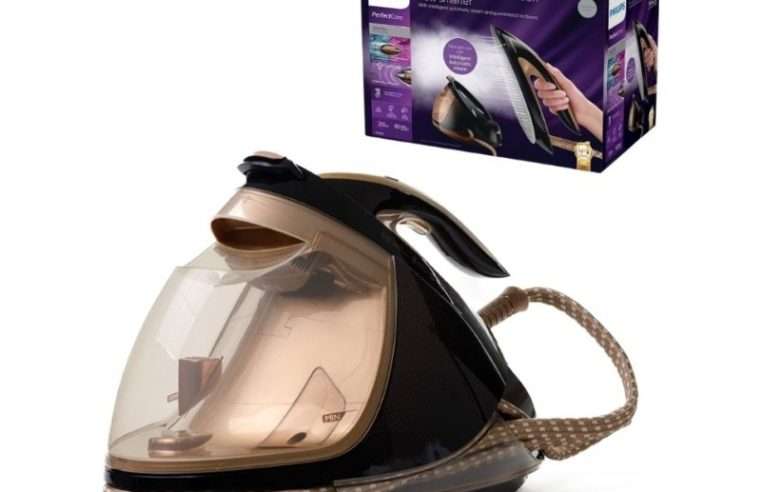 Парна ютия Philips GC9682/80, технология OptimalTEMP, 600 г пара, подвижен резервоар, 800 г