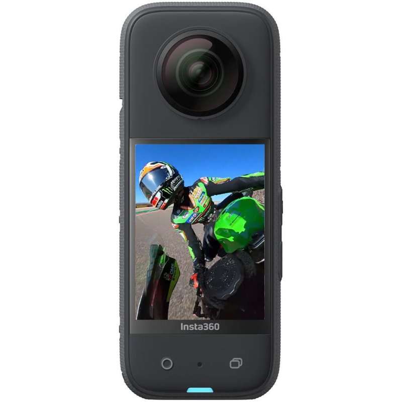 Спортна видеокамера Insta360 X3, мотоциклетен комплект, 360°, 5.7K, 128GB