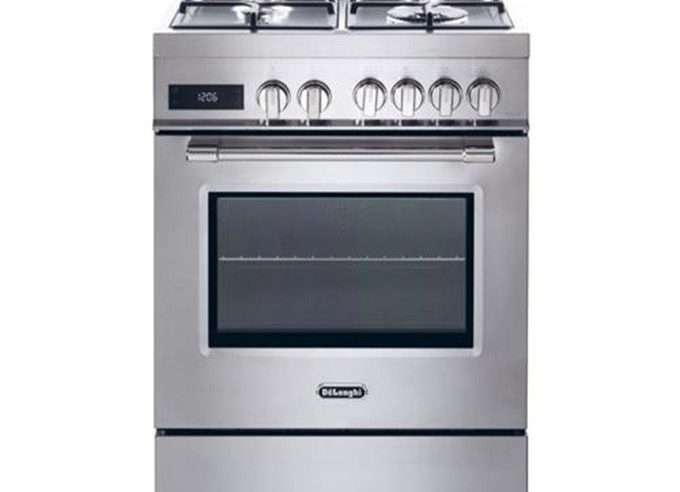 Готварска печка DE LONGHI, 3PRO 66 MXL PZ Inox, Лесна за почистване емайл, Hidroclean, Click and clean, Easy Steam