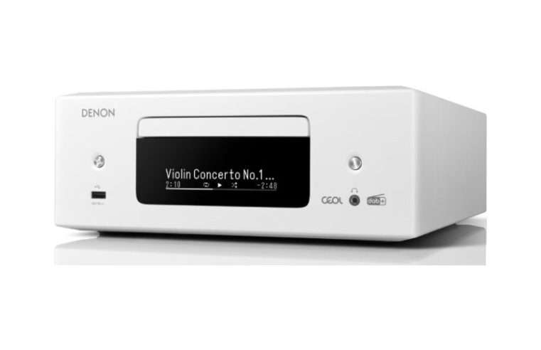 Стерео усилвател Denon RCD-N12 DAB бял 280x108x305mm