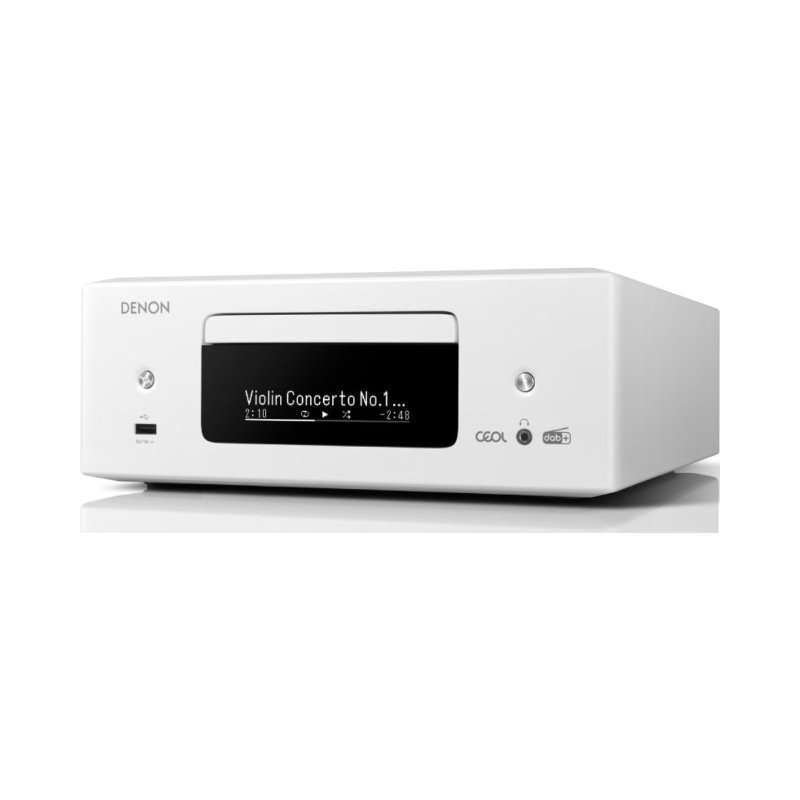 Стерео усилвател Denon RCD-N12 DAB бял 280x108x305mm
