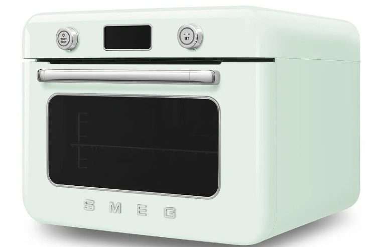 Електрическа фурна Smeg 50’s Style, 30 л, 1800 W, зелена, 50x40x51 см