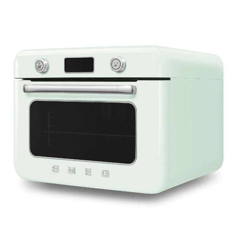 Електрическа фурна Smeg 50’s Style, 30 л, 1800 W, зелена, 50x40x51 см