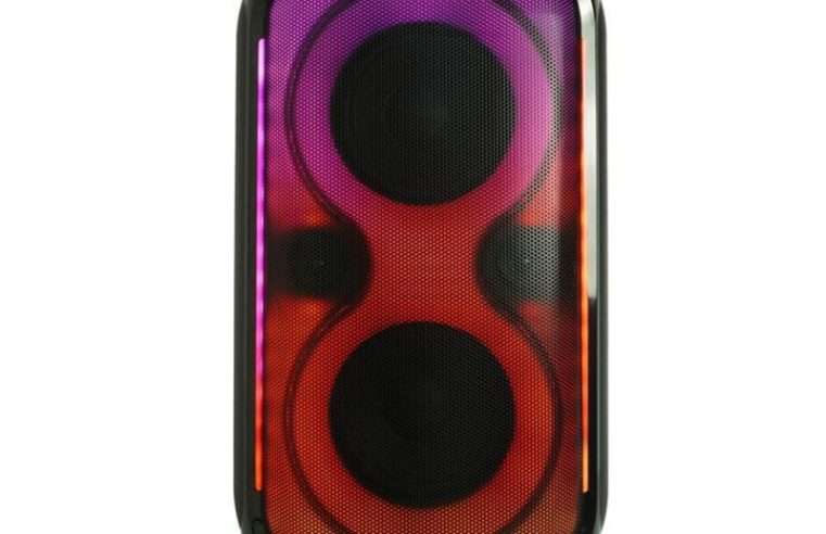 Високоговорител Blaupunkt Party Box, LED осветление, Bluetooth, USB и AUX, FM радио, функция караоке, дистанционно управление, до 18 часа живот на батерията, PB60X