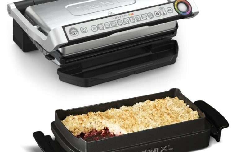 Електрически грил Tefal Optigrill+ XL, 9 програми, 800 cm2, черен