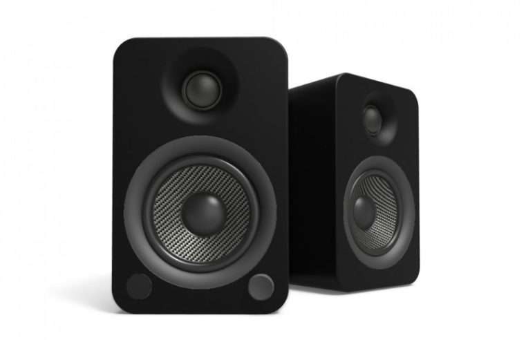 Комплект 2 активни високоговорителя Kanto YU4 Matte Black, 70W RMS, Bluetooth aptX, високоговорители Kevlar