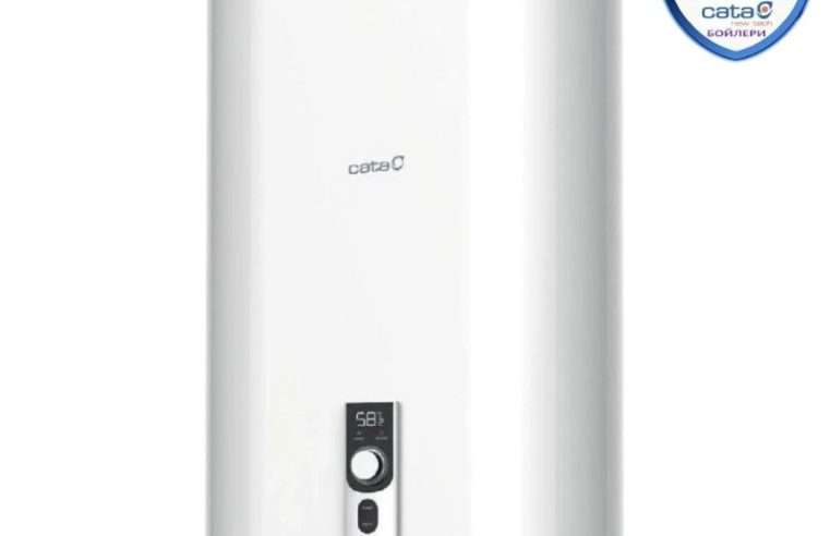 Бойлер Cata CTRS-100-REV Slim Dual, 2000 W, 100 л., Бял