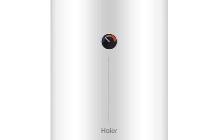 Електрически бойлер Haier ES100V-VH1(EU), 100 литра, 1500W, 8 бара, IPX4, Вертикален/Хоризонтален монтаж, Цилиндричен, Емайлирана неръждаема стомана, Енергиен клас C