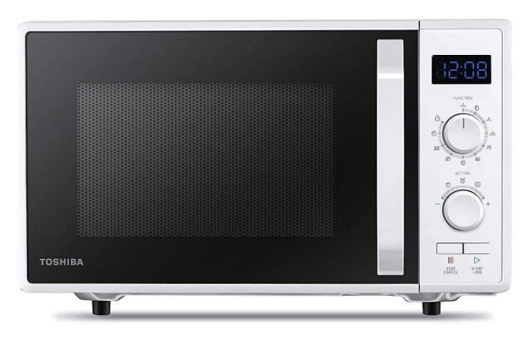 Микровълнова фурна Toshiba MW2-AG23PWH, 23 л, 900W, Grill 1000W, Дигитален дисплей, Таймер, Бял