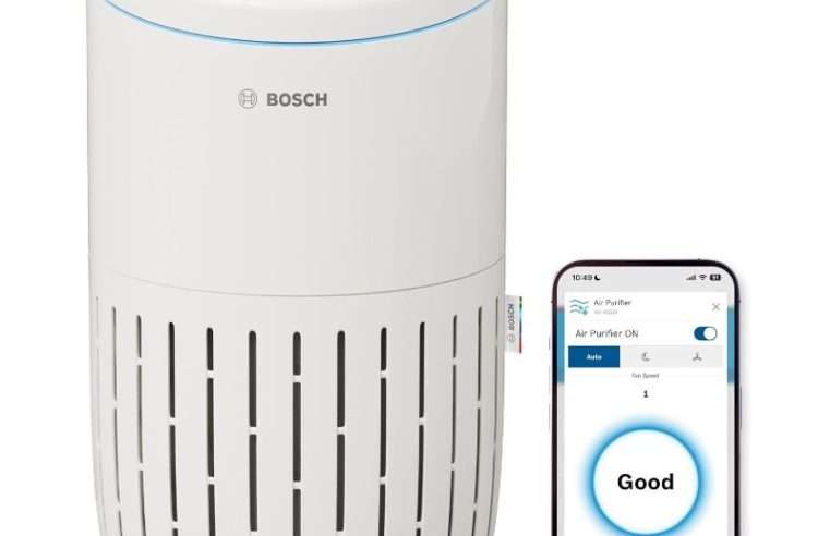 Пречиствател за въздух Bosch Air 4000i, Управление чрез приложение, 62.5 m²