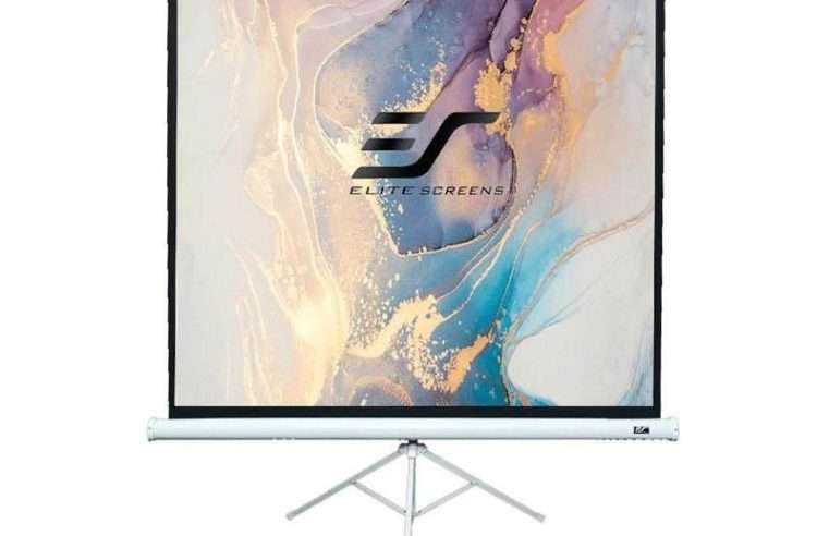 Екран за проектор Elite Screens T119NWS1, 119″, бял, 213,4×213,4см, статив