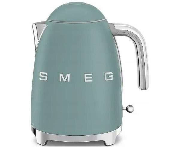 Кана за вода Smeg 50’s Style KLF03EGMEU 1,7л 2400W, зелена, с неплъзгаща се основа