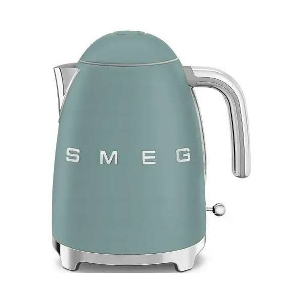 Кана за вода Smeg 50’s Style KLF03EGMEU 1,7л 2400W, зелена, с неплъзгаща се основа