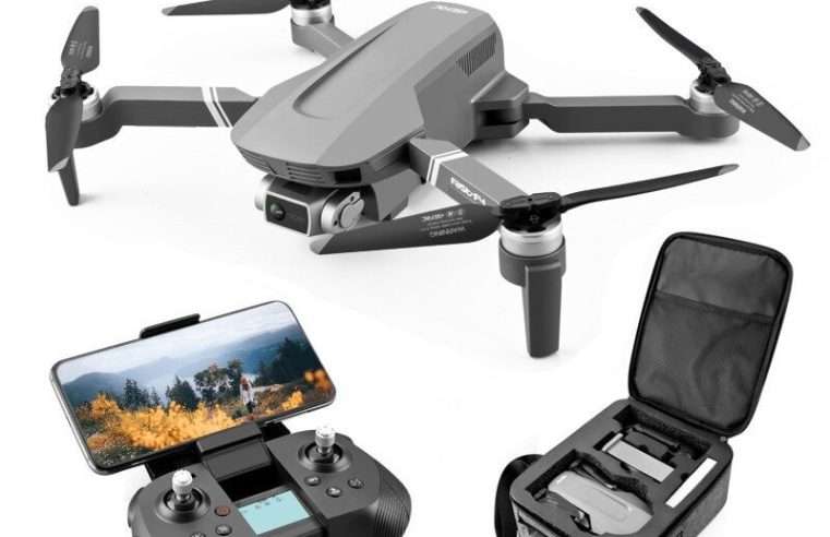 Дрон SLX F4 4K 5G GPS, сгъваеми рамена, wifi, бутон Return To Home, 4K HD камера с предаване на живо по телефона, капацитет на батерията: 7.4V 3500 mAh, автономност на полета ~ 25 минути