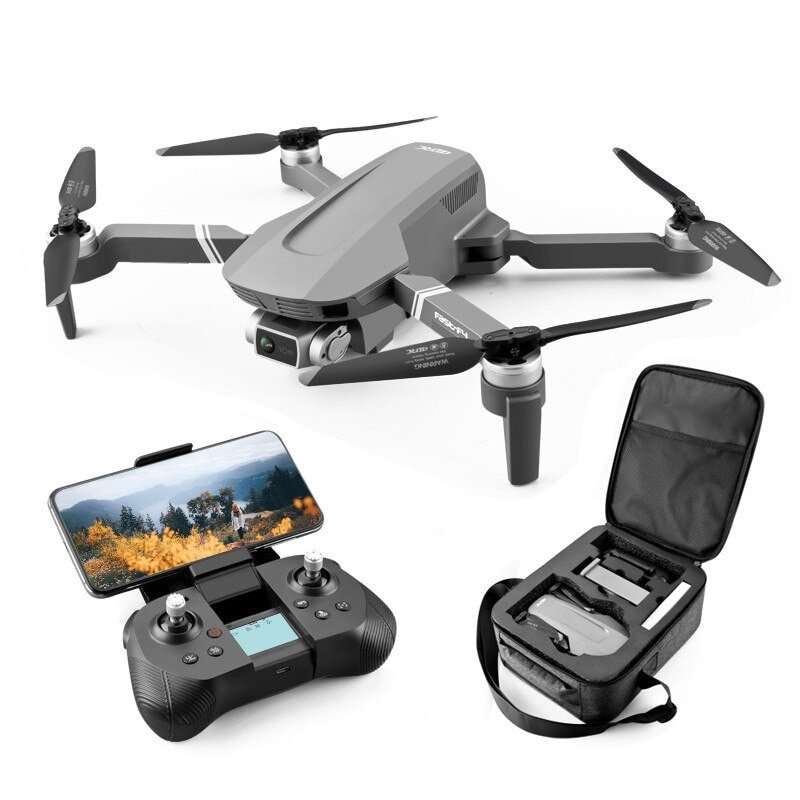 Дрон SLX F4 4K 5G GPS, сгъваеми рамена, wifi, бутон Return To Home, 4K HD камера с предаване на живо по телефона, капацитет на батерията: 7.4V 3500 mAh, автономност на полета ~ 25 минути