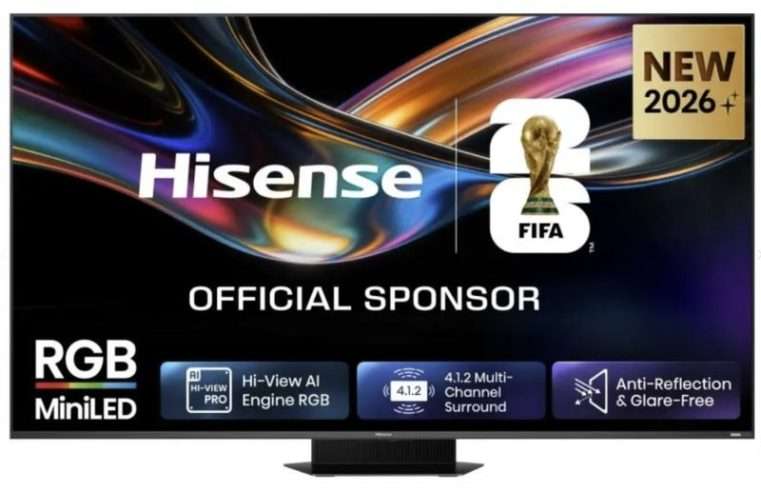 Телевизор MiniLED Hisense 190 см 75″ 75UR9DS, Ultra HD 4K, Smart TV, WiFi, CI+