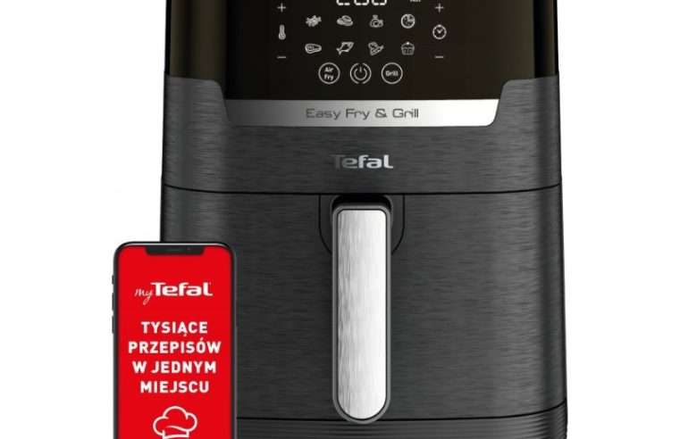 Фритюрник без мазнина с грил Tefal EY505815, 4,2л, 8 автоматични програми, черен, 31,4x37x39,8см