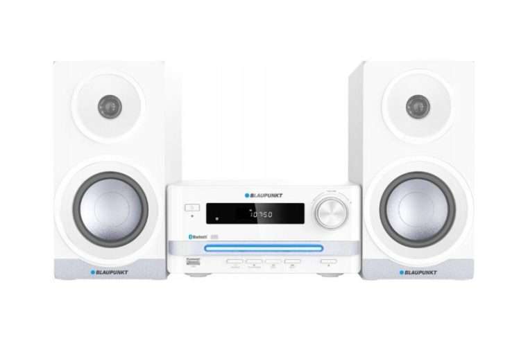 Мини аудио система Blaupunkt MS16BT Bluetooth бяла 22x10x24см