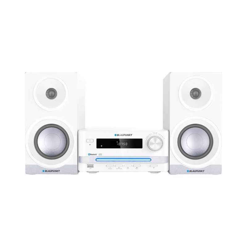 Мини аудио система Blaupunkt MS16BT Bluetooth бяла 22x10x24см