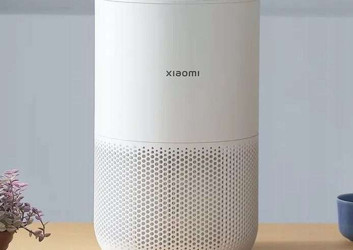 Пречиствател на въздух, Xiaomi Smart Air Purifier 4 Compact, бял, 220×355 мм, Wi-Fi