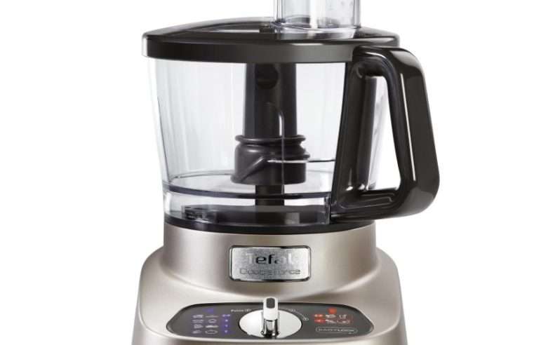 Кухненски робот Tefal Double Force DO824H38, 1000W, Мотор с 2 изхода, 2 скорости, Функция пулс, 10 аксесоара, 31 функции, 3 л, Сребрист