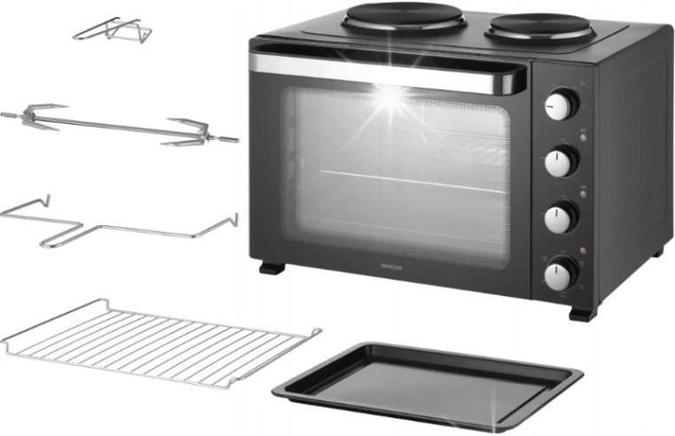 Електрическа фурна Sencor SEO 4800BK, 48л, 3500W, черна, 90-230°C