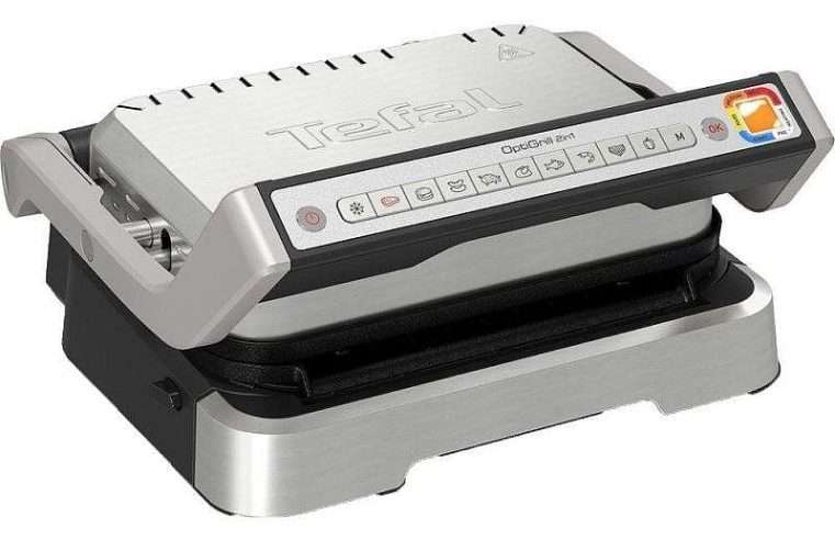 Грил Tefal, GC772D30, OPTIGRILL, 2в1, 9 програми за готвене, 2100 W