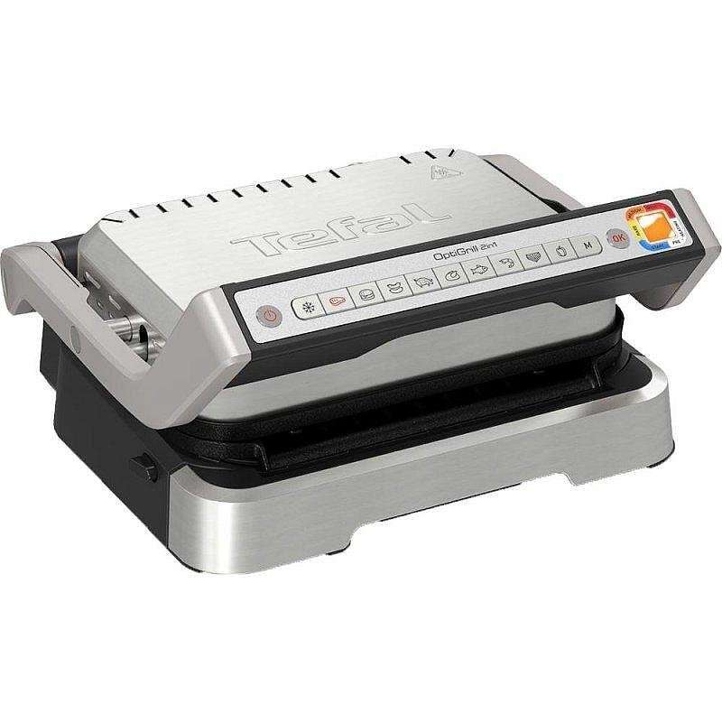 Грил Tefal, GC772D30, OPTIGRILL, 2в1, 9 програми за готвене, 2100 W