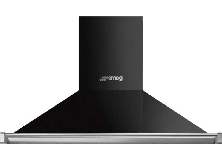 Декоративен аспиратор Smeg KD90HNE, 90см, 3 скорости, черен, 781 м³/ч