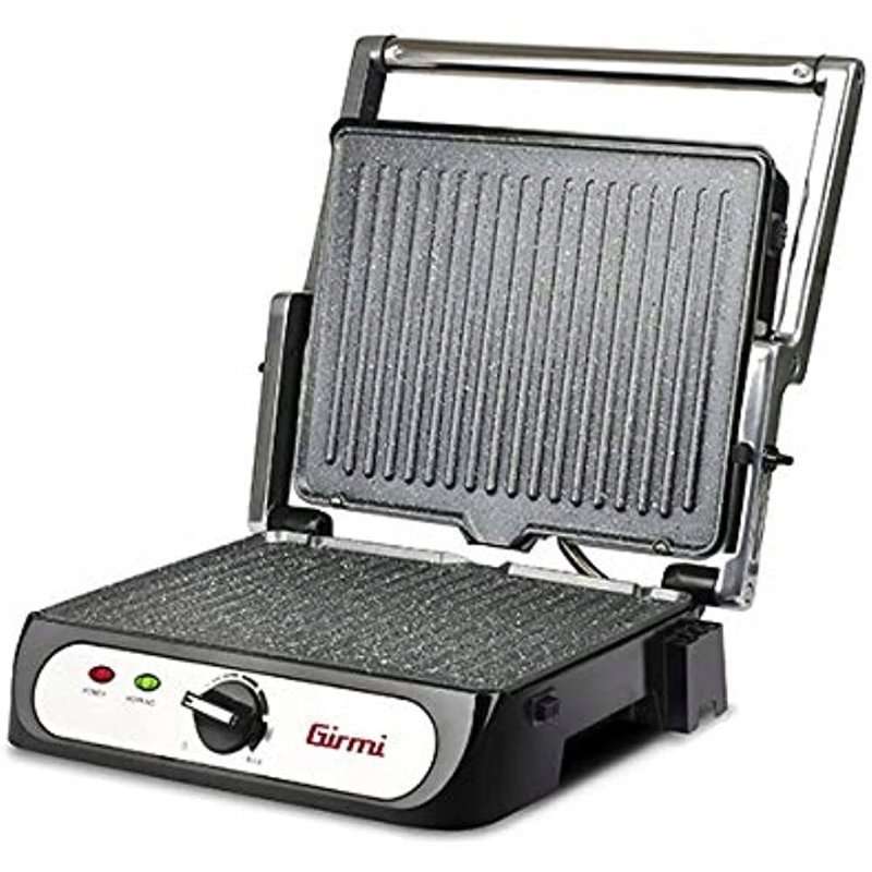 Електрически грил Girmi BS41 2000W незалепващ мрамор инокс 365x140x330mm