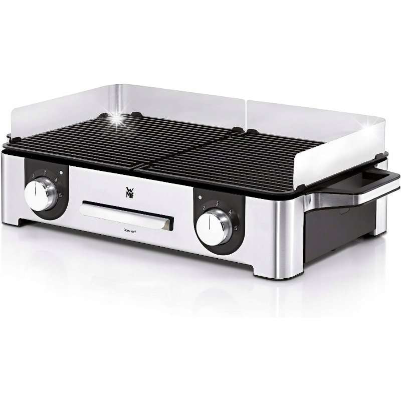 Електрически грил, WMF Lono 2400W, 2 независими, незалепващи плочи, 28x50x18см