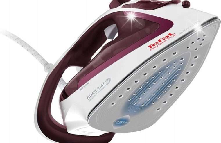 Парна ютия Tefal Easygliss Plus FV5716, 2500W, 270 ml, 190g/min, бял/тъмносин