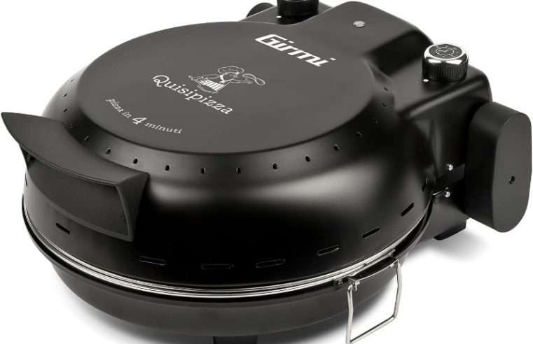 Фурна за пица Girmi FP50 1800W 420C камък 31см черна