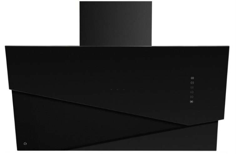 Абсорбатор за стена Ciarko Trio, черен, 900x450x415мм, осветление WarmLED, управление с жестове