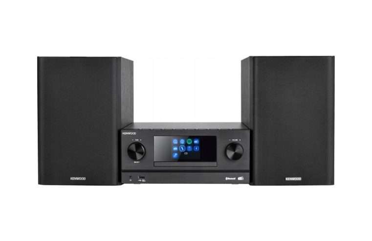 Аудио система Kenwood M-9000S, Bluetooth WiFi DAB+, черна, 260x115x260мм