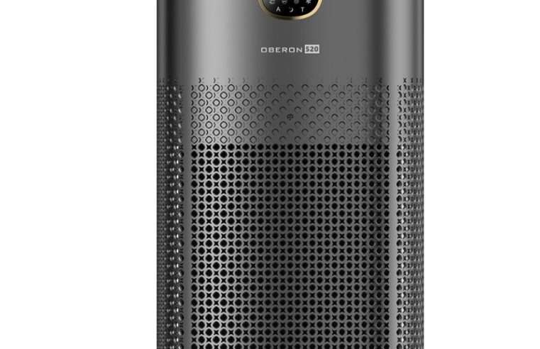 Пречиствател за въздух Oberon 520 WiFi, 6-степенна пречистваща система, До 62 м2, Екологични суперйони, UV лампа, Йонизатор, Сив