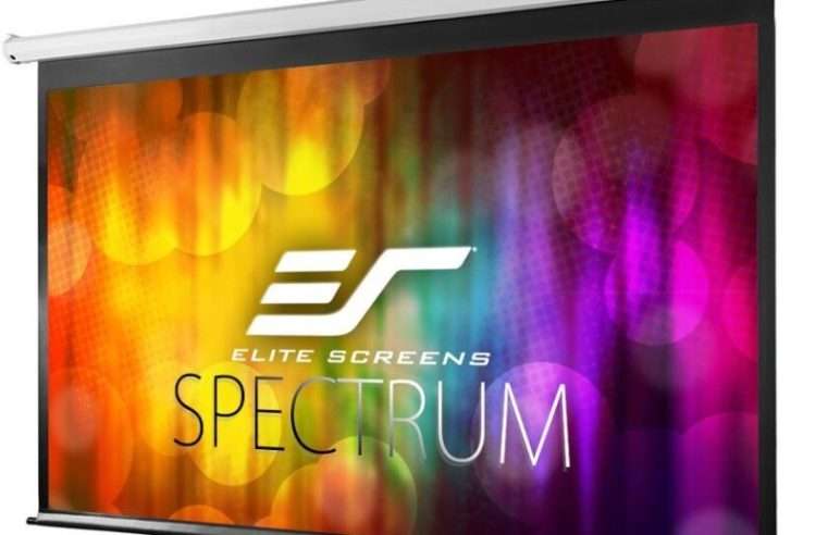 EliteScreens VMAX150XWV2 електрически прожекционен екран 300cm x 220cm