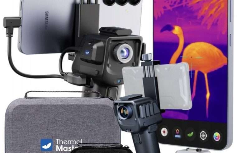 Термовизионна камера Thermal Master X2, термовизионен монокуляр, детектор 256×192 (супер 512×384), 15x цифрово увеличение, 50Hz, обхват на засичане 900 м, USB-C, батерия 5000mAh, черен, 1 бр