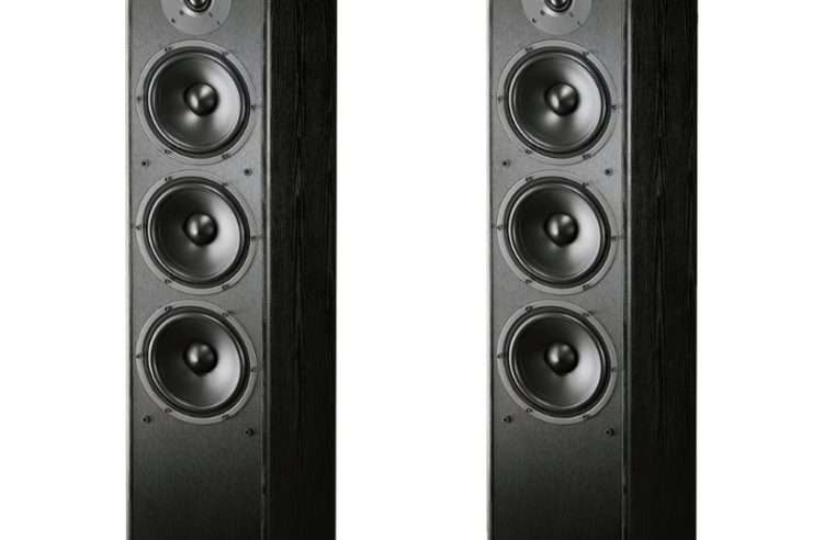Комплект високоговорители за под, Magnat, Monitor S70, черни, 190W