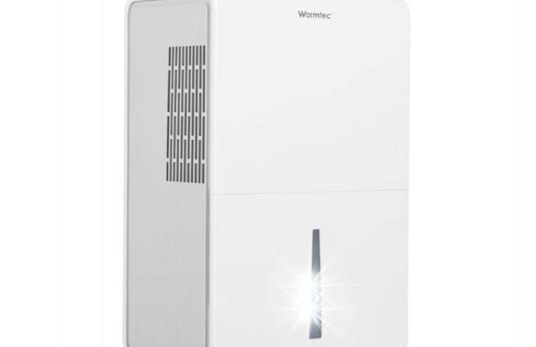 Обезвлажнител Warmtec ODT-50N, 50л/24ч, 72м², 6,5л, 38,3x61x28см