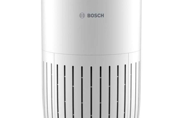 Пречиствател за въздух Bosch Air 4000 Wi-Fi, CADR 300m3/h, Предфилтър, HEPA H13 филтър, Филтър с активен въглен, Сензор за прах, Таймер, Бял