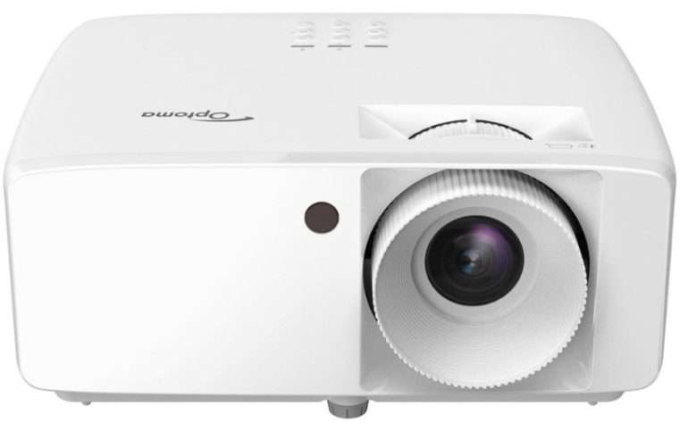 Видеопроектор Optoma HZ146X, Full HD 1080p, 3800 лумена, DLP, Full 3D, Лазерен, Двоен HDMI, Бял