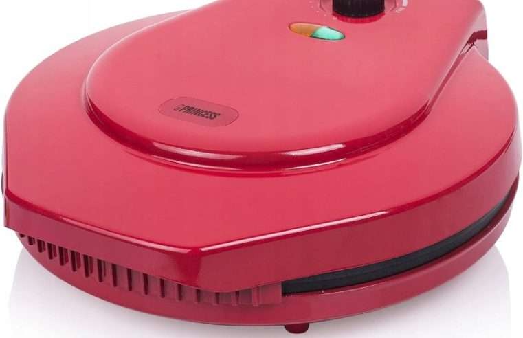 Машина за пица WNNMIT6XV4, 1450 W, тава 30 см, термостат, незалепващо покритие, червена
