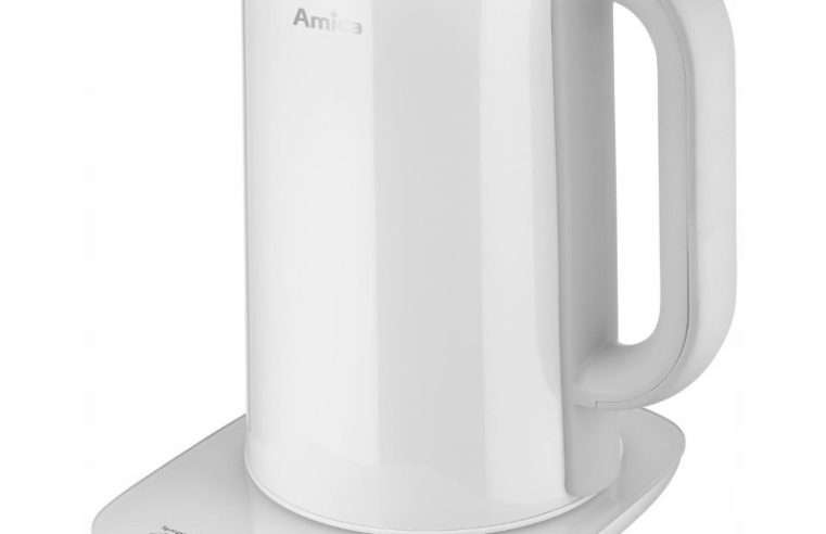 Електрическа кана Amica KM 6011, 1.5л, 1800W, тъч контрол, стъкло